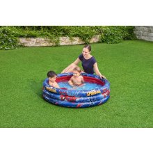                             BESTWAY 98018 - Nafukovací bazén Spider-Man 3 pruhy Ø 122 x 30 cm                        