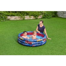                             BESTWAY 98018 - Nafukovací bazén Spider-Man 3 pruhy Ø 122 x 30 cm                        