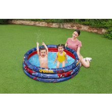                             BESTWAY 98018 - Nafukovací bazén Spider-Man 3 pruhy Ø 122 x 30 cm                        