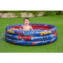                             BESTWAY 98018 - Nafukovací bazén Spider-Man 3 pruhy Ø 122 x 30 cm                        