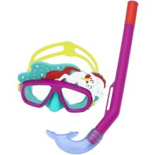                             BESTWAY 24059 - Potápačská maska ​​so šnorchlom AquaPals od 3 rokov - 3 druhy                        