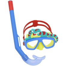                             BESTWAY 24059 - Potápačská maska ​​so šnorchlom AquaPals od 3 rokov - 3 druhy                        