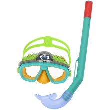                             BESTWAY 24059 - Potápačská maska ​​so šnorchlom AquaPals od 3 rokov - 3 druhy                        