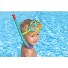                             BESTWAY 24059 - Potápačská maska ​​so šnorchlom AquaPals od 3 rokov - 3 druhy                        