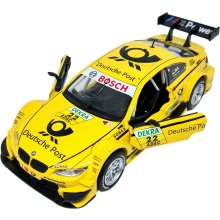                             Kovový model - 1:32 BMW M3 DTM žlté                        