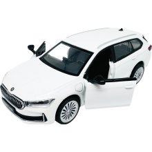                             Kovový model - 1:35 Škoda Superb IV Combi biele                        
