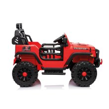                             Detský elektrický JEEP červený + diaľkový ovládač                        