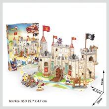                             CubicFun - Puzzle 3D Pirátsky hrad 183 dielikov                        