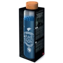                             Hra o tróny Sklenená fľaša s návlekom 585 ml                        