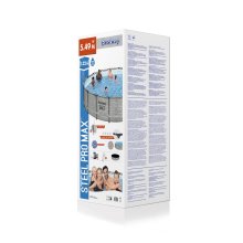                             BESTWAY 5618Y - Bazén s konštrukciou Steel Pro Max 549 x 122 cm + kartušová filtrácia                        