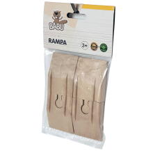                             BABU vláčiky - Koľaj rampa 4 cm, 4ks                        