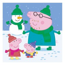                            Dino - Puzzle PEPPA Pig: Veselé popoludnie 3X55                        