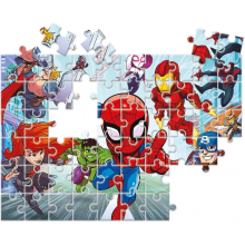                             Clementoni - Puzzle 60 Double face Super hero                        