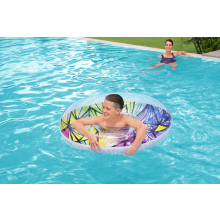                             BESTWAY 36232 - Nafukovací kruh 119cm Stained Glass Swim Ring                        