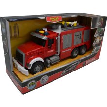                             CITY SERVICE CAR - 1:14 - Hasičské vozidlo (so zvukom, svetlami, striekacou vodou a ďalšími funkciami)                        