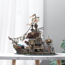                             CubicFun - Puzzle 3D Pirátsky prístav Tortuga 218 dielikov                        
