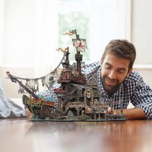                             CubicFun - Puzzle 3D Pirátsky prístav Tortuga 218 dielikov                        