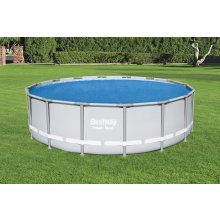                             BESTWAY 58253 - Solárna plachta na bazén 462 cm modrá guľatá                        