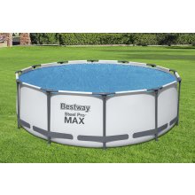                             BESTWAY 58242 - Solárna plachta na bazén 356 cm modrá guľatá                        