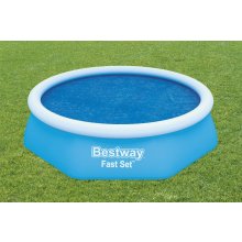                            BESTWAY 58060 - Solárna plachta na bazén 210 cm modrá guľatá                        