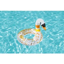                             BESTWAY 36306 - Nafukovací kruh s trblietkami - plameniak, labuť, priemer 61 cm                        