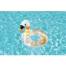                             BESTWAY 36306 - Nafukovací kruh s trblietkami - plameniak, labuť, priemer 61 cm                        