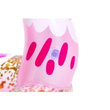                             BESTWAY 36306 - Nafukovací kruh s trblietkami - plameniak, labuť, priemer 61 cm                        