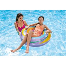                             INTEX - Nafukovací kruh s držadlami HVIEZDY 91 cm                        