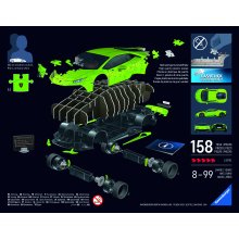                             3D Puzzle Iconics: Lamborghini Huracán Evo zelené                        
