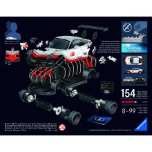                             3D Puzzle Iconics: Porsche 911 GT3 Cup                        