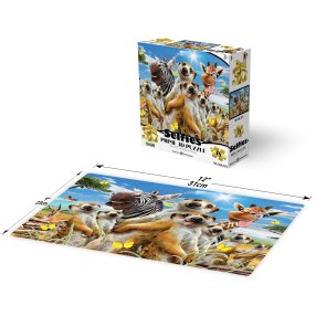 PRIME 3D PUZZLE - Selfie surikaty 48 dielikov