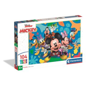 Clementoni - Puzzle 104 Disney Mickey a priatelia