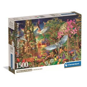Clementoni - Puzzle 1500 Fantazijná záhrada v lese