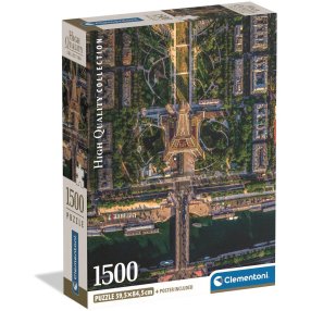Clementoni - Puzzle 1500 Let nad Parížom