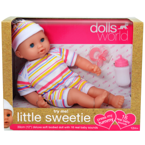 Dolls World - Panenka little sweetie 30cm
