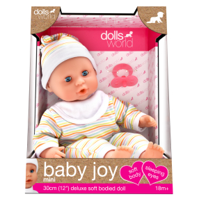 Dolls World - Panenka mini baby joy 30cm