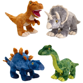 KEEL SE6580 Plyšový Dinosaurus 38 cm 4 druhy