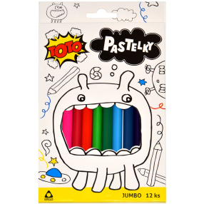 Wiky - Pastelky Jumbo ERGO TOTO 12 ks