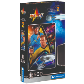 Clementoni - Puzzle 500 Star Trek: Kirk a Spock