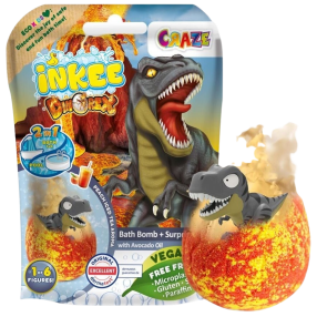 INKEE Šumivá bomba do vany s překvapením - Dinosaurus