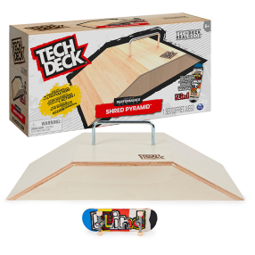 Spin Master Tech Deck dřevěná rampa s fingerboardem