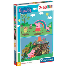 Clementoni - Puzzle 120 Prasátko Peppa 2x60 dílků