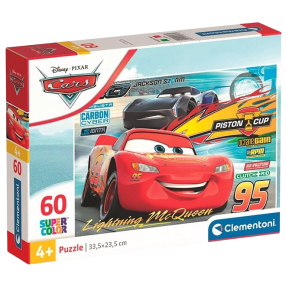 Clementoni - Puzzle 60 Cars 3: Piston Cup