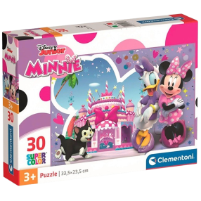 Clementoni - Puzzle 30 Disney Minnie: Dort k narozeninám