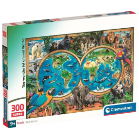 Clementoni - Puzzle 300 Úžasný svět zvířat