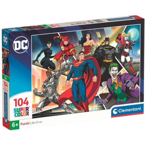 Clementoni - Puzzle 104 DC Comics