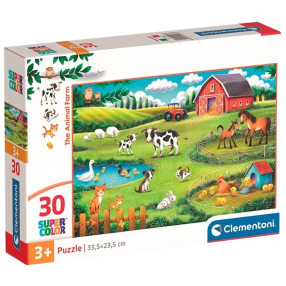 Clementoni - Puzzle 30 Zvířecí farma