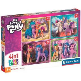 Clementoni - Puzzle 4v1 My Little Pony (12+16+20+24 dílků)