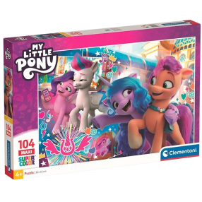 Clementoni - Puzzle 104 My Little Pony tančí MAXI