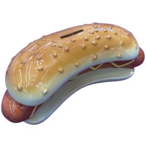 Keramická pokladnička Hot dog